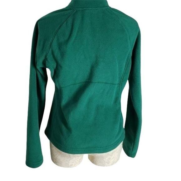 Mossimo green soft fleece small long sleeve zip up jacket - Picture 2 of 5